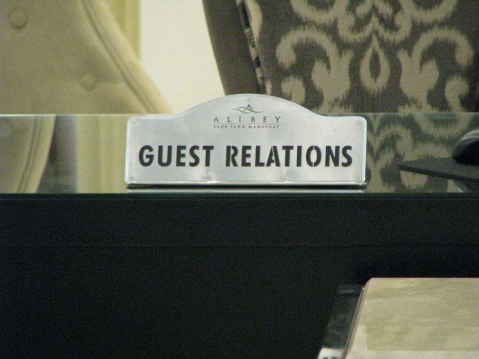 Rezeption  Ali Bey Club