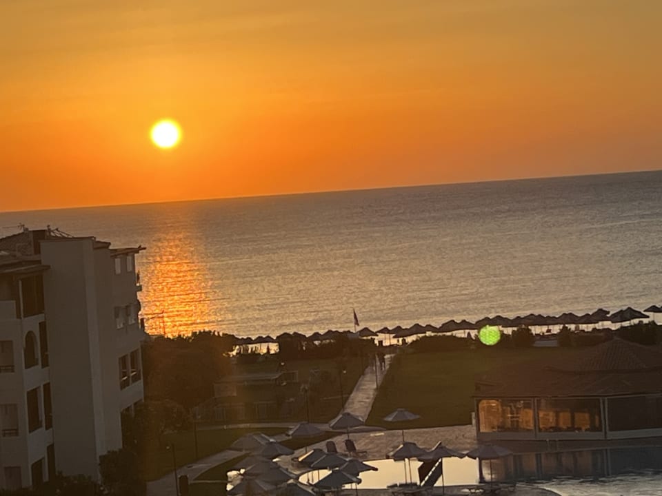 Ausblick Myrina Beach Hotel