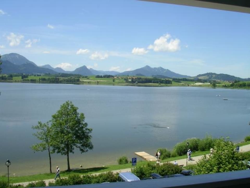 Ausblick Richtung Westen Hotel am Hopfensee