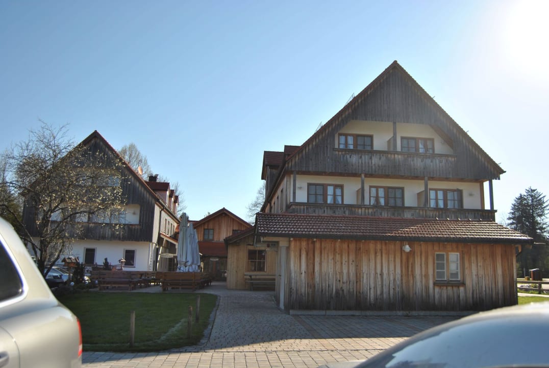 Außen der Biergarten Landgasthof Hotel Reindlschmiede