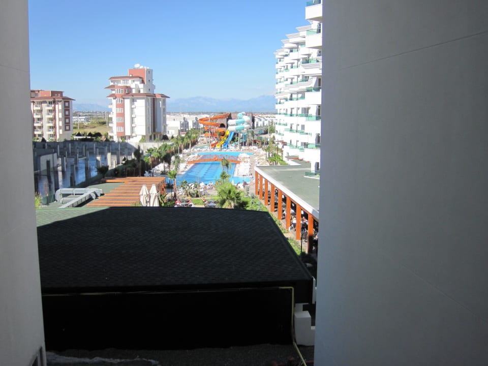 Blick aus dem 3 Stock Wyndham Garden Lara