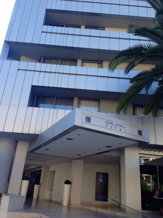 Eingang Galaxy Hotel Iraklion