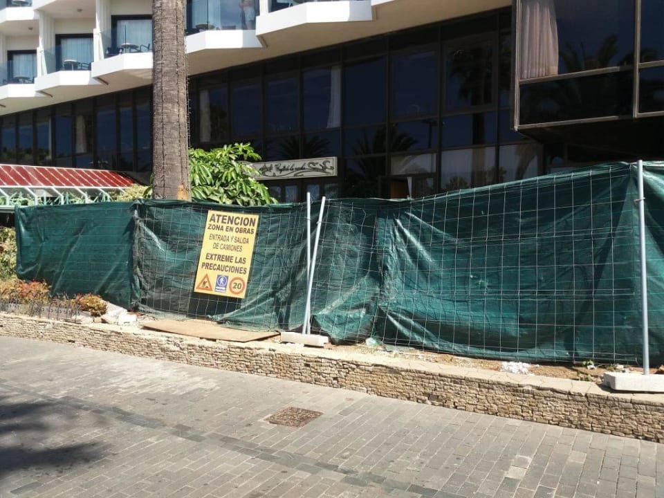 Eingangsbereich (Baustellenlagerplatz) Hotel ValleMar