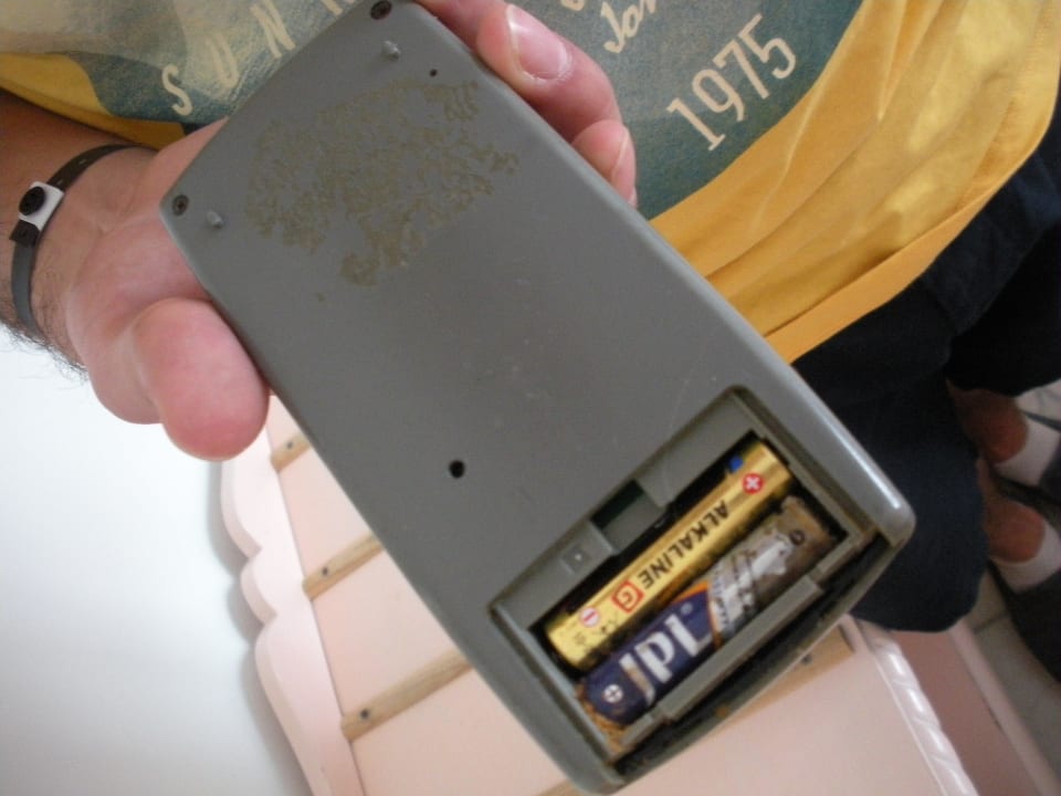 Grund für die Reaktionslosigkeit der Klimananlage. Mitsis Rodos Village