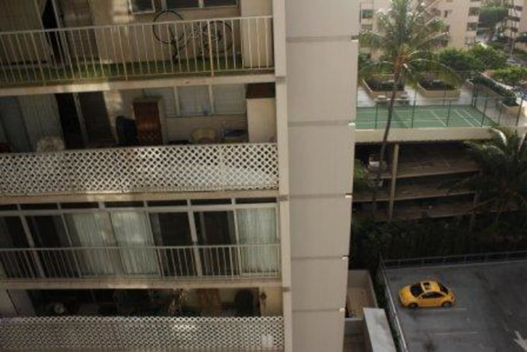 Auf das andere nachbarhaus Hotel Coconut Waikiki