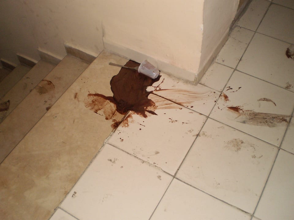 Sauberkeit im Treppenhaus Hotel African Queen