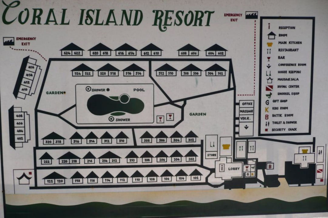 Resortplan Hotel Coral Island Resort