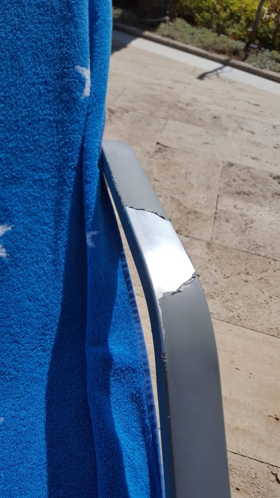 Poolliege defekt Grecotel LUXME Kos