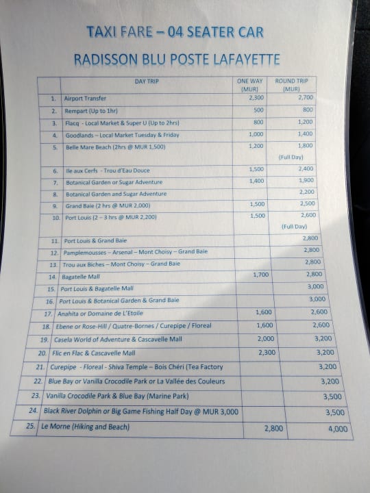 Sonstiges Radisson Blu Poste Lafayette Resort & Spa - Adults only