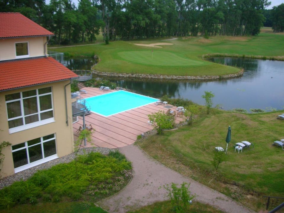 Ausblick von unserem Zimmer Best Western Premier Castanea Resort Hotel