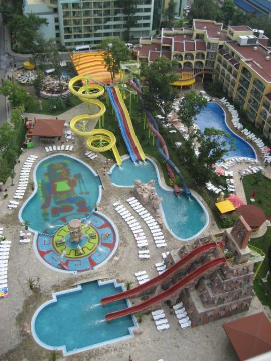 Direkt am Hotel aus Etage 20 aufgenommen Kuban Resort & Aquapark