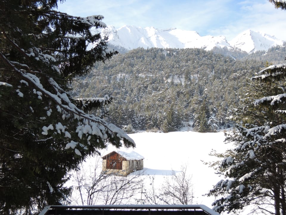 Blick vom Balkon Ferienwohnungen Haus Sager