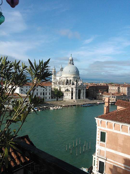 Ausblick von der Frühstücksterrasse Bauer Palazzo