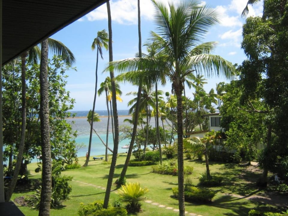 Вид с балкона. Warwick Fiji Hotel