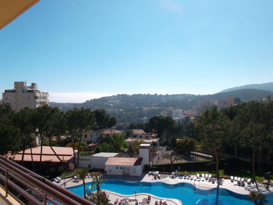 Ausblick aus unserem Zimmer 6. Stock BQ Belvedere Hotel
