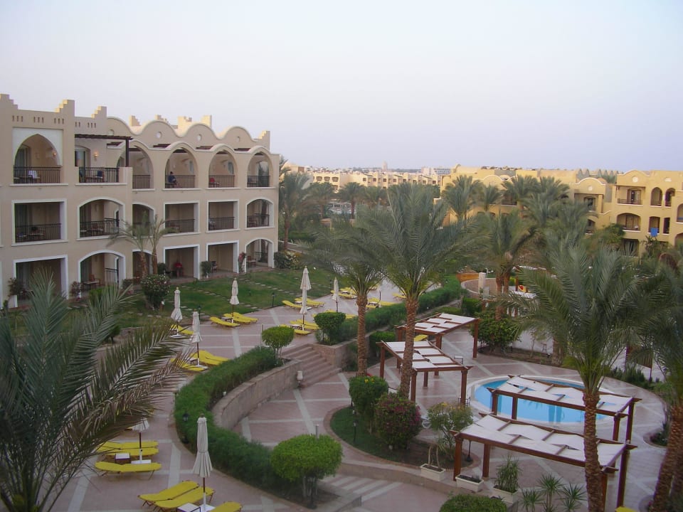 Blick vom Balkon Hotel JAZ Makadi Star & Spa