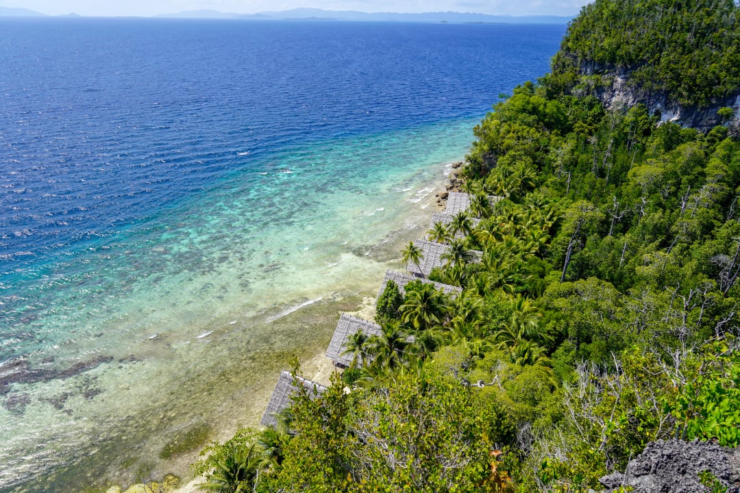 Außenansicht Raja4divers Resort