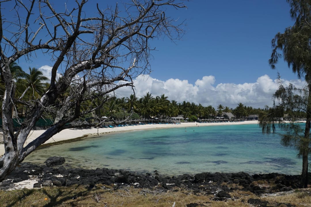 Ausblick auf die Bucht Constance Belle Mare Plage