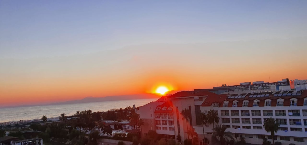 Ausblick Sunis Evren Beach Resort Hotel & Spa