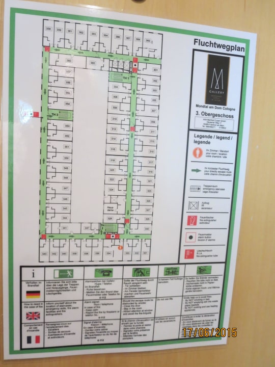 Alles klar? Zimmer 334 war unseres (zur Straßenseite) Hotel Mondial am Dom Cologne- MGallery