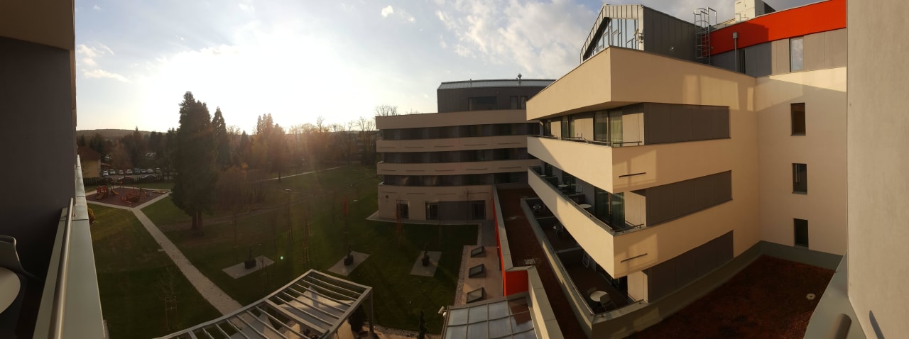 Blick vom Balkon Thermal Hotel Balance Lenti