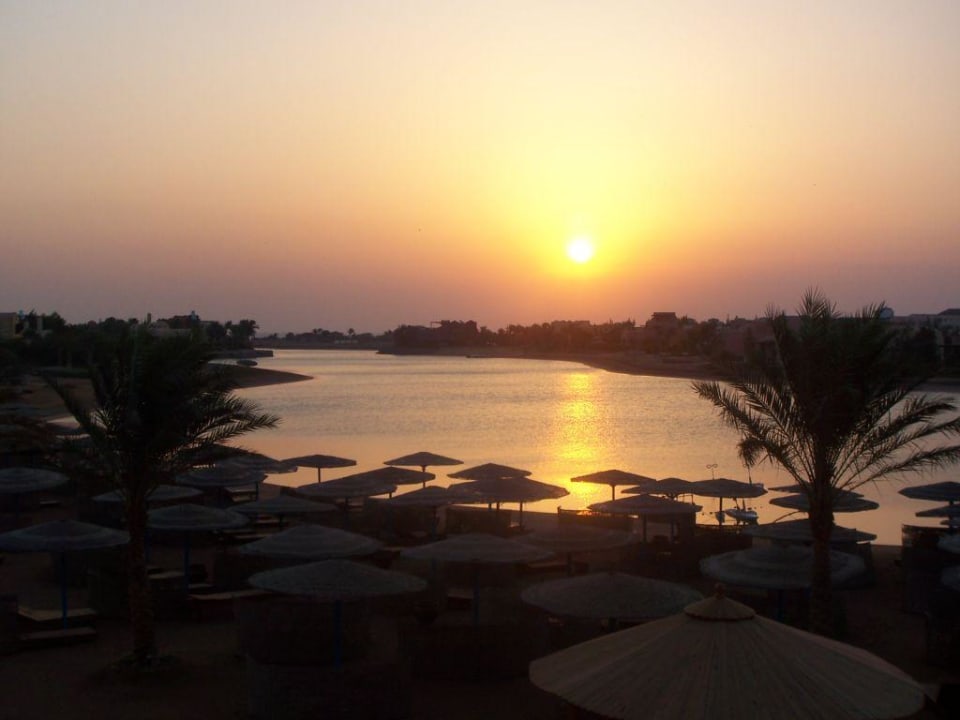 Blick vom Balkon Three Corners Rihana Resort Deluxe