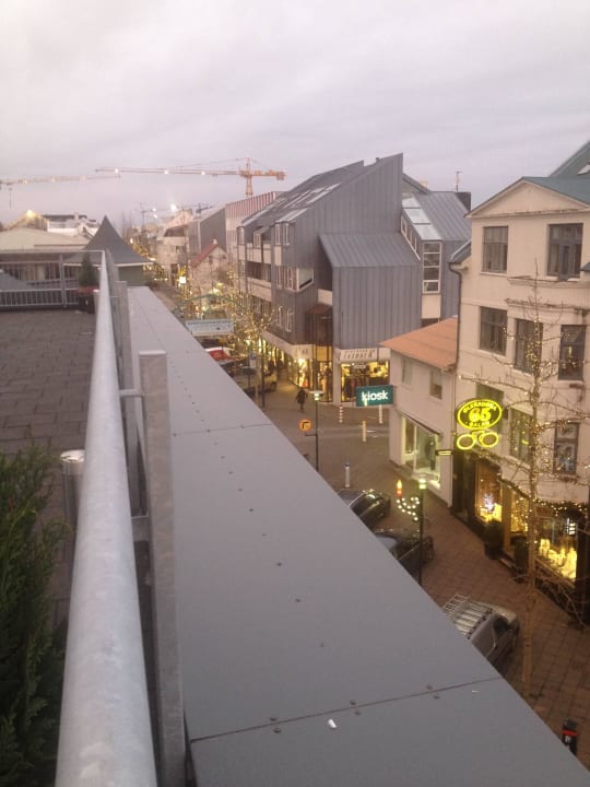 Ausblick zur Strassenseite Alda Hotel Reykjavik