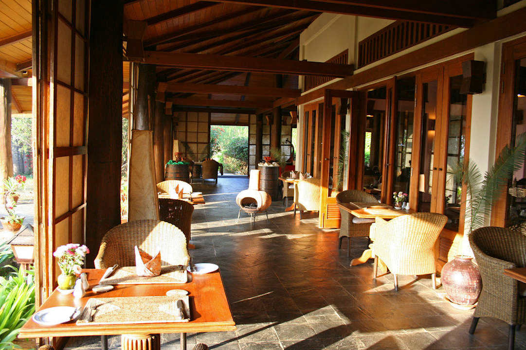 Restaurantterrasse Hotel Inle Lake View Resort