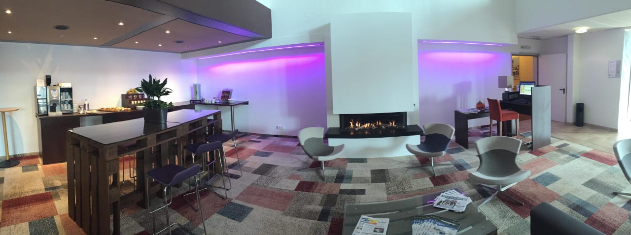 Lobby Kaminecke Mercure Hotel Düsseldorf Ratingen