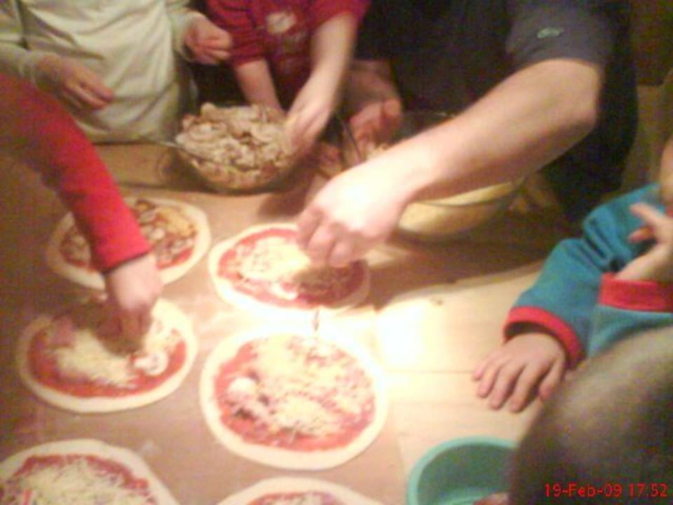 Pizza selber machen Scol Sporthotel Großglockner Haus Jenshof