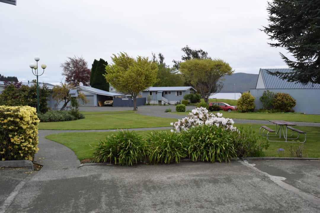 Blick von der Terrasse Motel & Apartments Lakeside