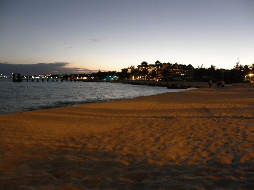 Plaża wieczorem  Wyndham ALLTRA Playa del Carmen