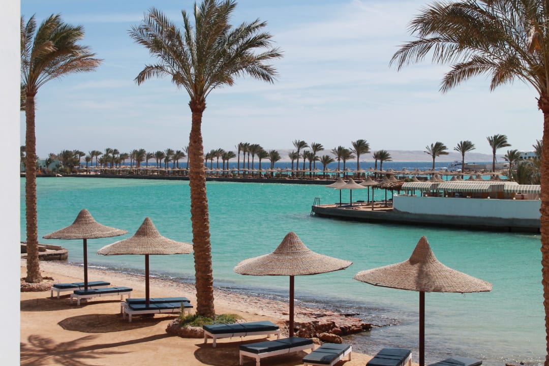 Ausblick aus unserem Zimmer Arabia Azur Resort