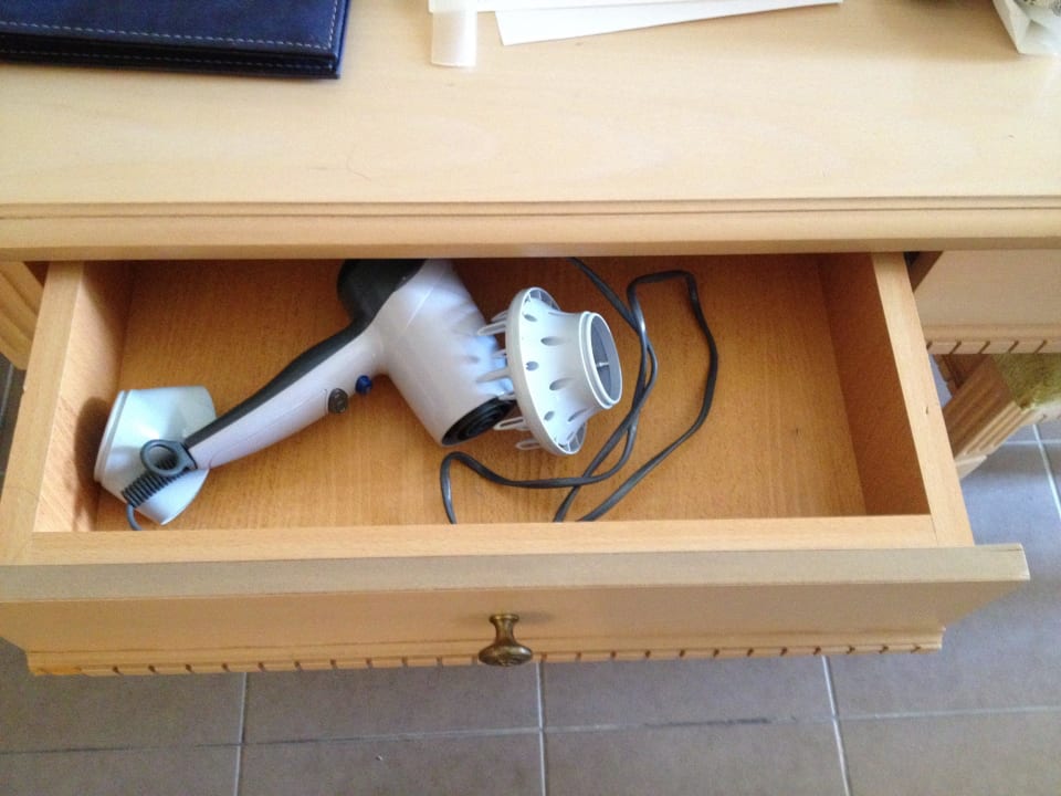 Hair dryer in the drawer of your room Seaside A Lifestyle Resort