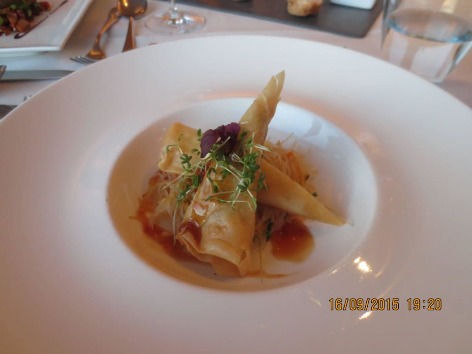 Vorspeise Restaurant Falkensteiner Balance Resort Stegersbach