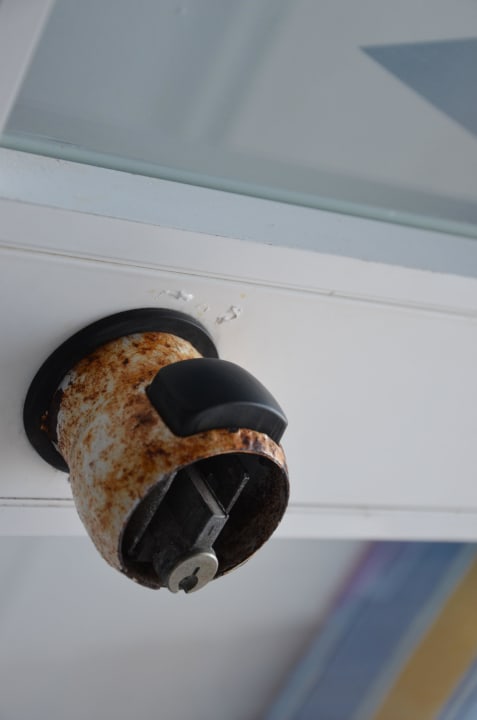 Türgriff Balkontür Hotel Clumba