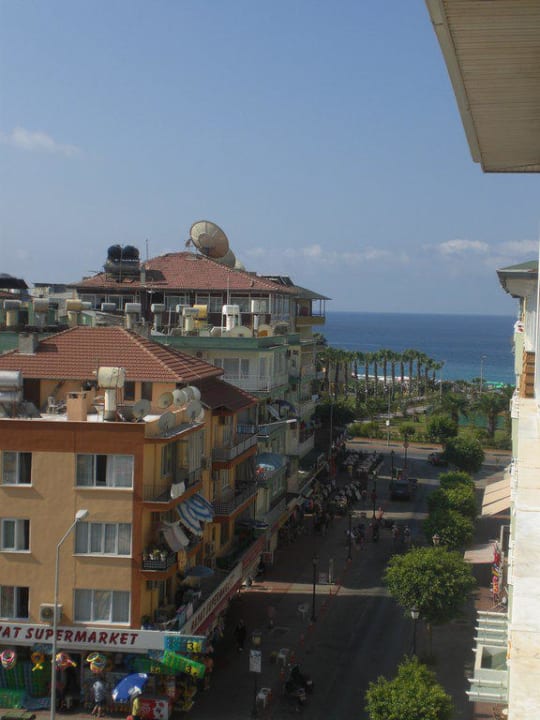 Ausblick vom Speisesaal Hotel Aslan City Kleopatra
