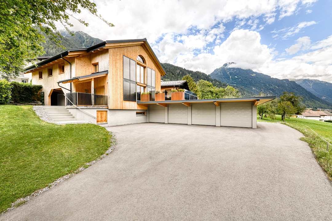Außenansicht Wellness – Chalet Deluxe Montafon