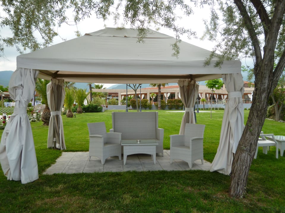 Sitzplatz an der Beach Bar alltoura Club Hotel Poseidon Palace