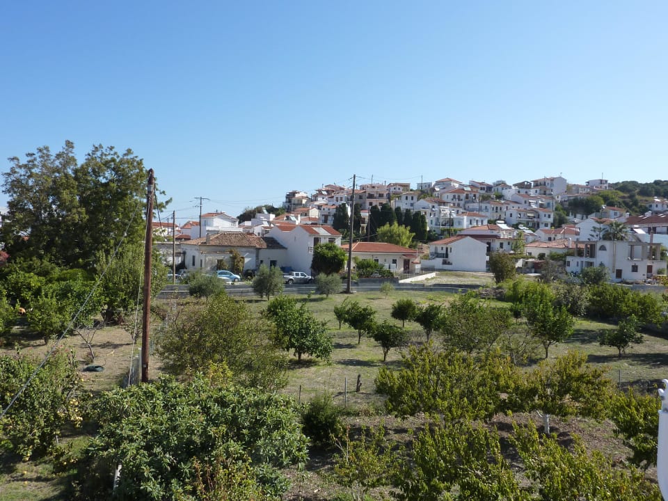 Ausblick vom Balkon Hotel Golden Sun