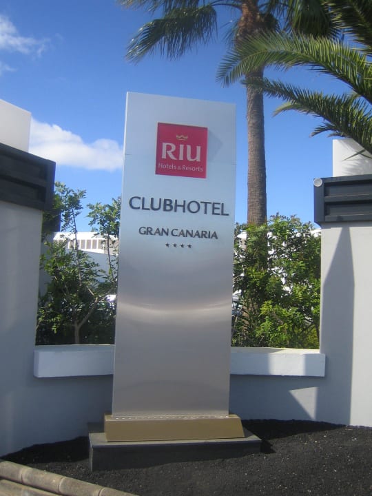 RIU-Schild Hotel Riu Gran Canaria