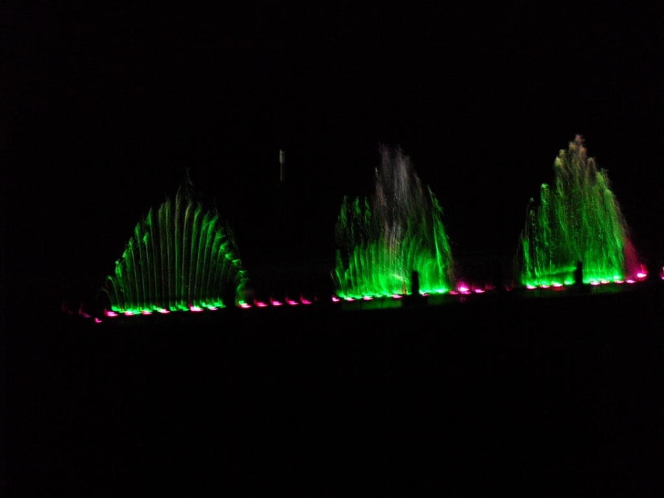 Lichtershow in der Arena Pickalbatros Alf Leila Wa Leila Resort - Neverland Hurghada