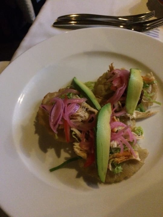 Vorspeise im hoteleigenem Maya a la carte Restaurant  Viva Azteca by Wyndham - All Inclusive Resort