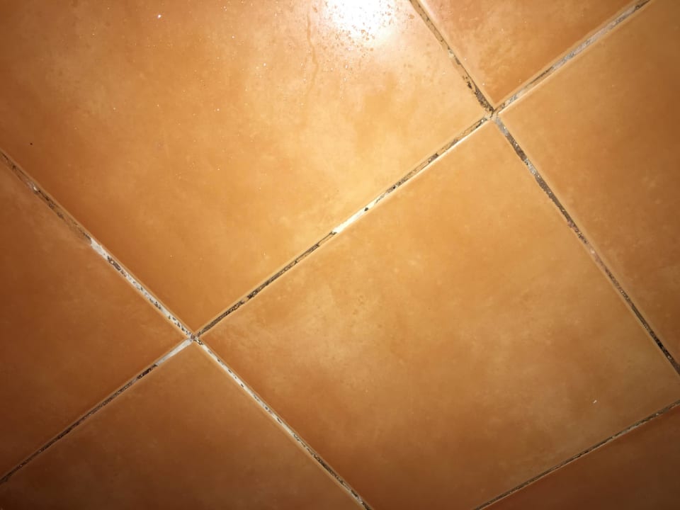 Schimmel in den Fugen der Fliesen Grand Makadi