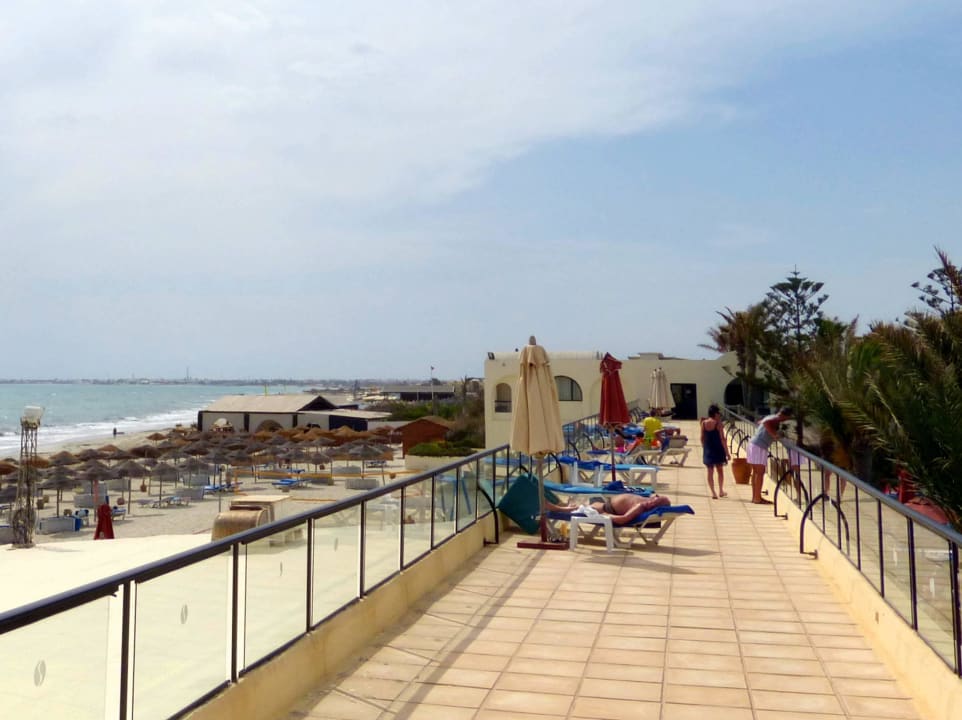 Oben auf dem "Windfang" Sentido Djerba Beach