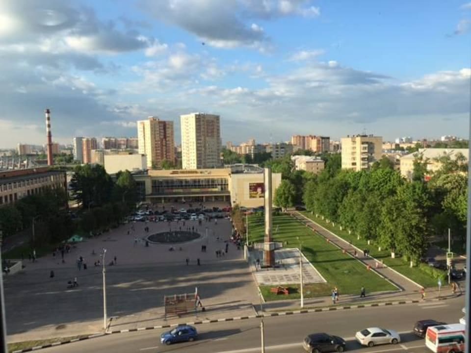Ausblick aus dem Fenster Hotel Podmoskovye