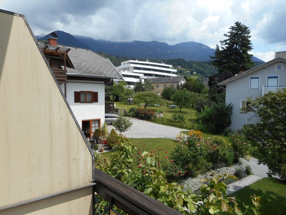 Ausblick vom Balkon Pension Seemüllnerhaus