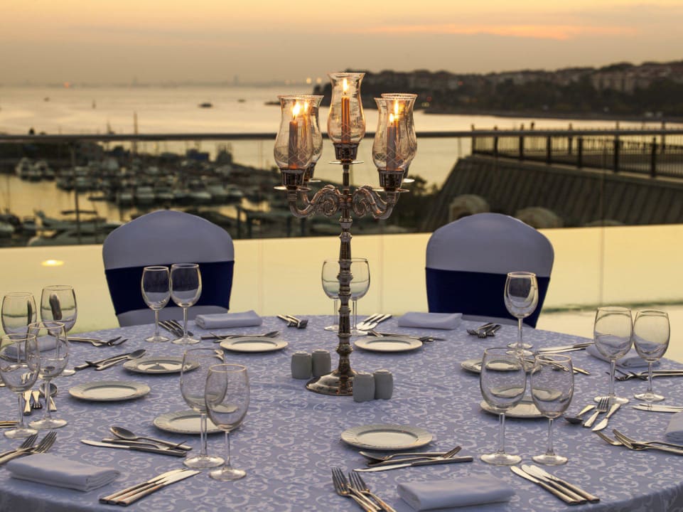 Terrace Wedding Wyndham Grand Istanbul Kalamis Marina Hotel