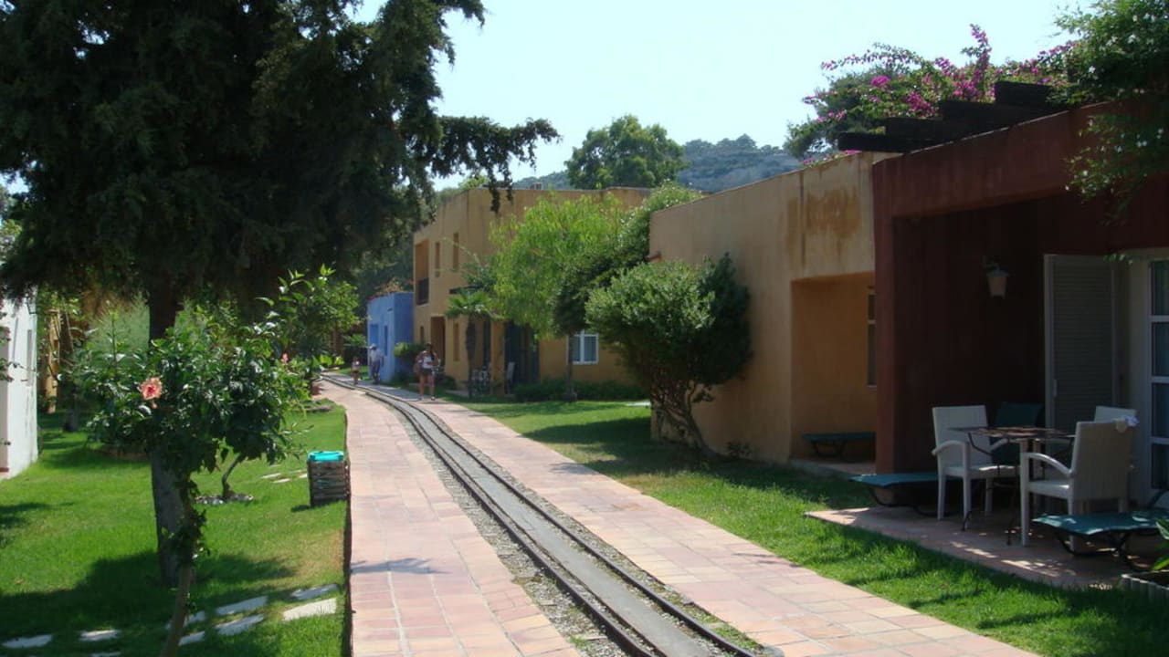Auf dem Weg zu den Zimmern Hotel Miramare Park