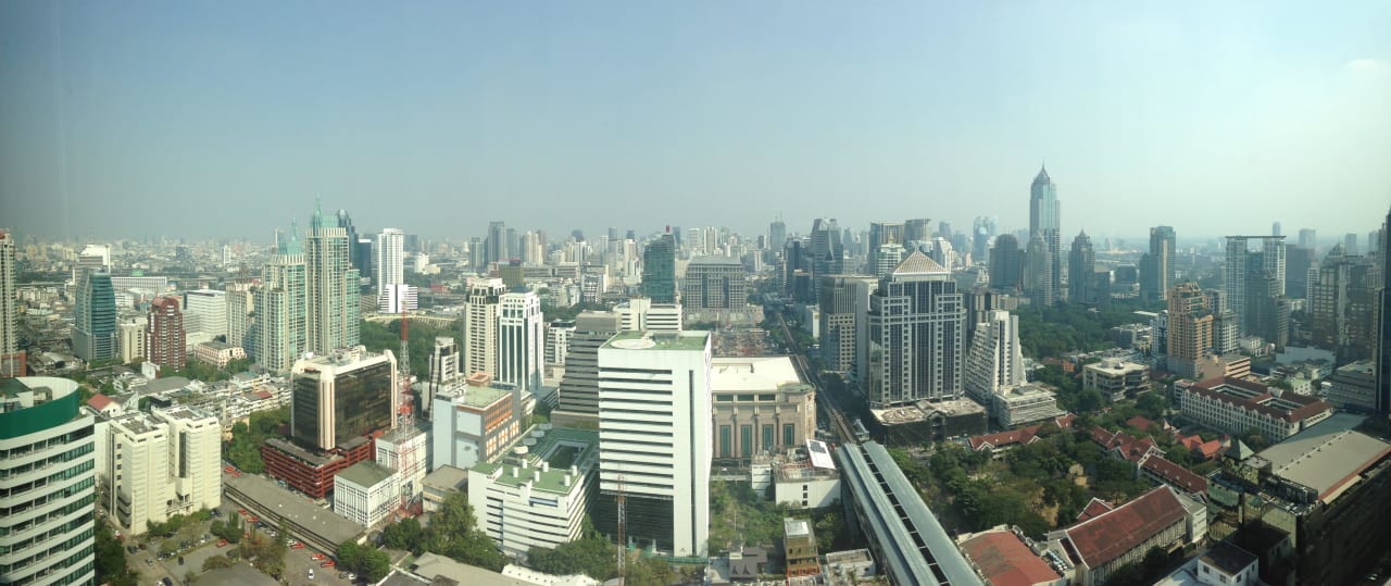 Panorambild von der Club Lounge InterContinental Bangkok